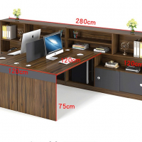 Office furniture, staff, desk, station table, card seat, simple and modern