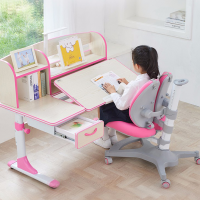Children's learning desk and chair set lifting writing table children's work table