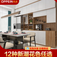 Ou Pai official website whole house custom moving door wardrobe overall cloakroom modern simple 1980